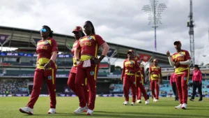 hit by a middle order collapse west indies never recovered enough to threaten australia